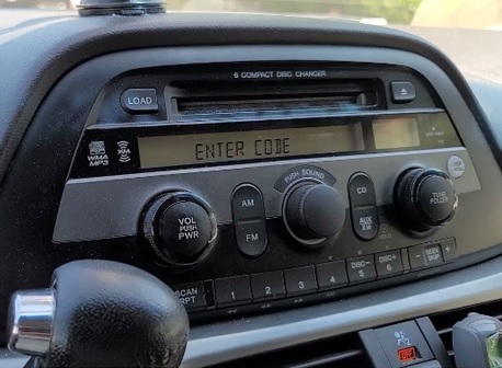Honda Odyssey radio code