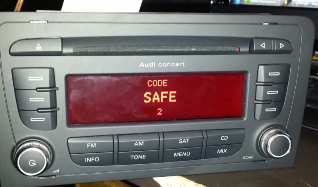 Audi Radio Code SAFE