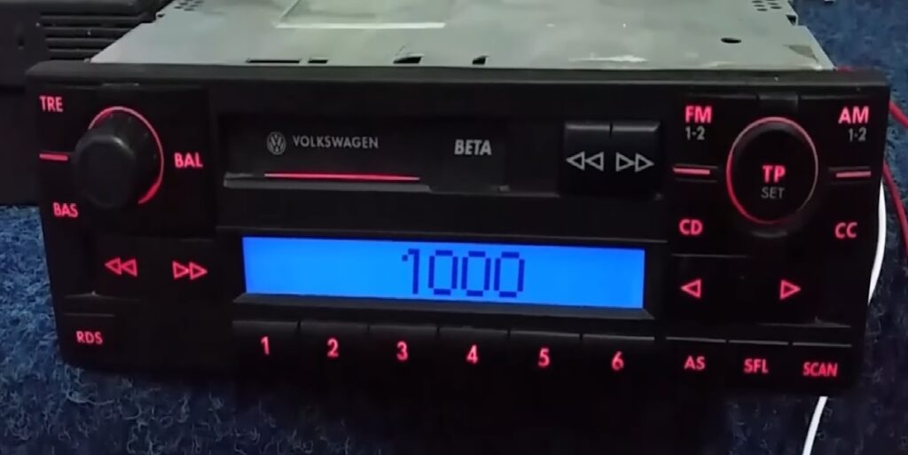 Volkswagen Beta Radio Code