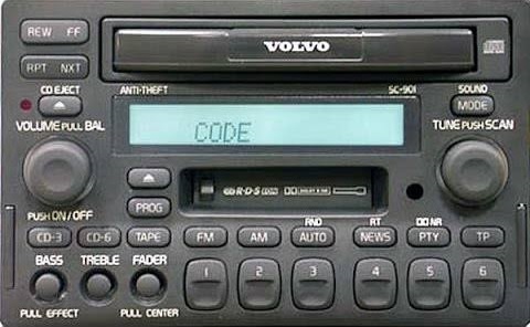 Volvo Radio Code