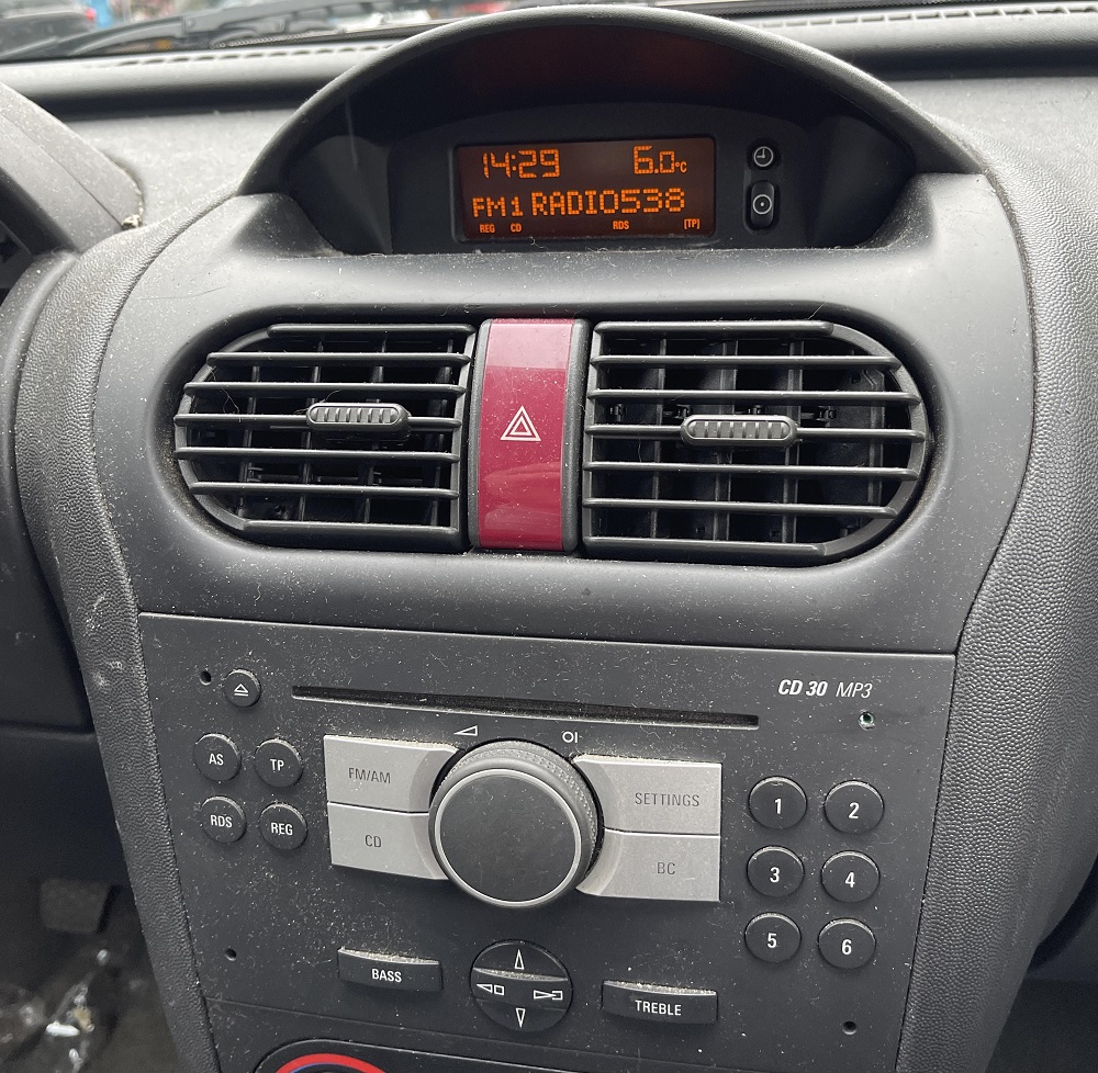 Enter Opel Corsa Radio Code