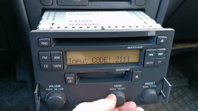 How To Enter Volvo V40 Radio Code