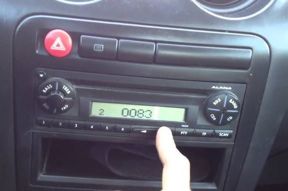 How To Enter Seat Alana Radio Code
