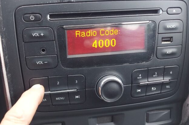 Dacia Duster Radio Code