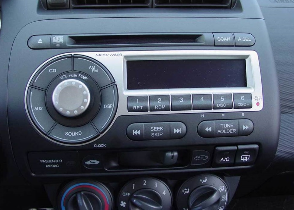 Enter Honda Fit Radio Code