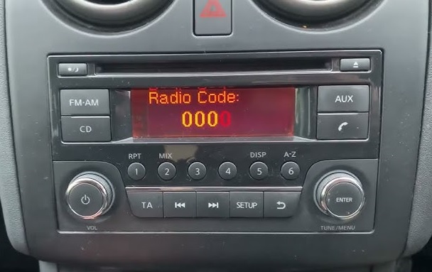 Nissan Juke Radio Code Calculator
