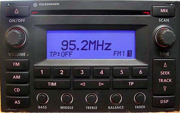 VWZ4Z4 Radio Code