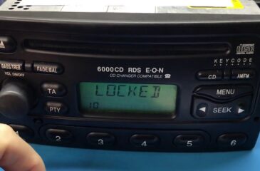 Enter Ford 6000 CD Radio Code