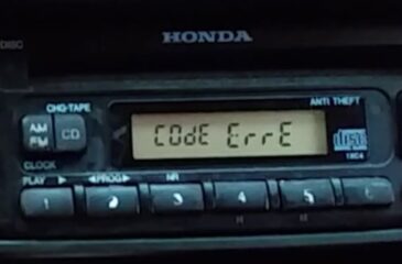 Front Radio Code Screen