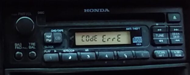 Front Radio Code Screen