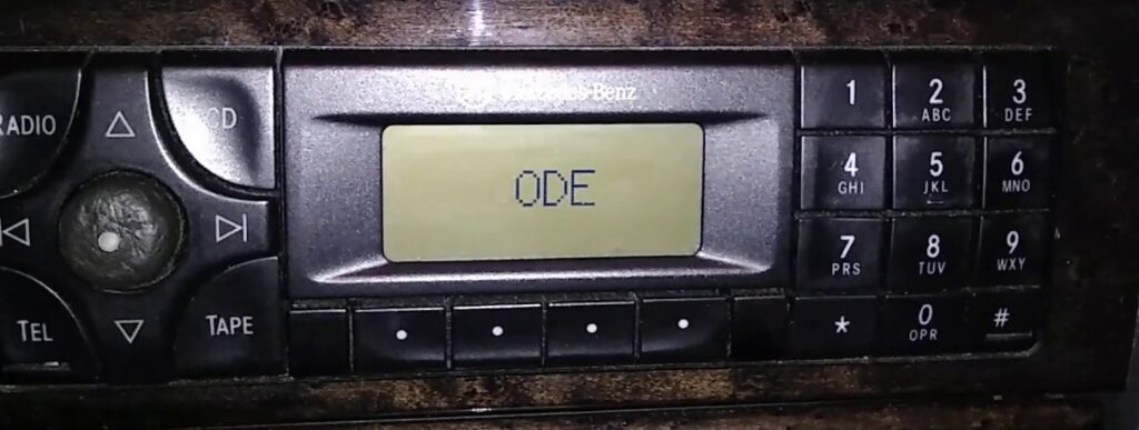 Mercedes Benz Stereo Code