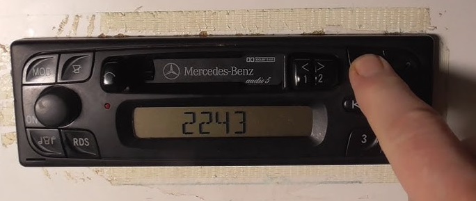 Mercedes Benz Stereo Code Generator