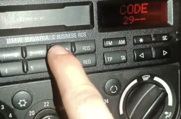 Enter BMW E36 Radio Code