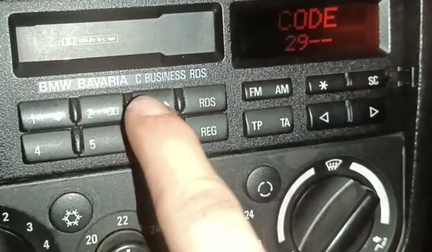 Enter BMW E36 Radio Code