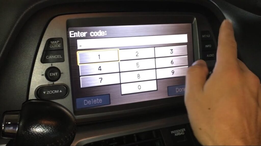 How To Enter Honda Ridgeline Radio Code