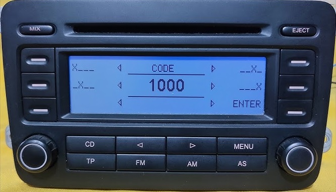 How To Enter Safe 1000 VW Radio Code