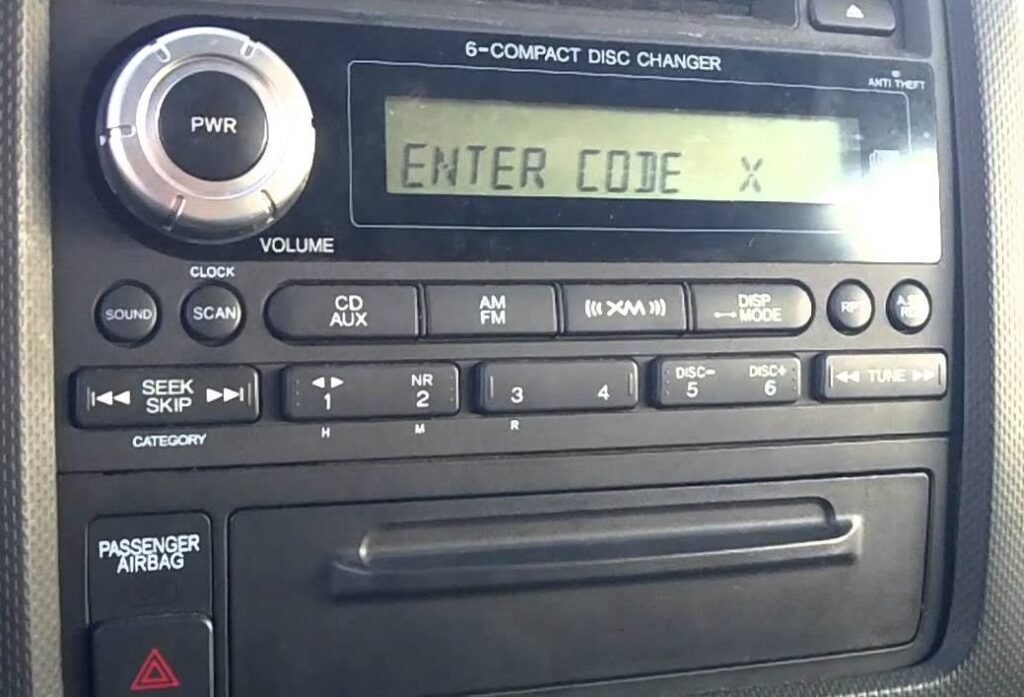Free Honda Stereo Code