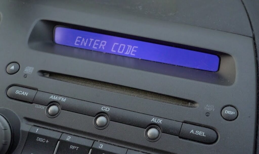 Honda Car Stereo Code